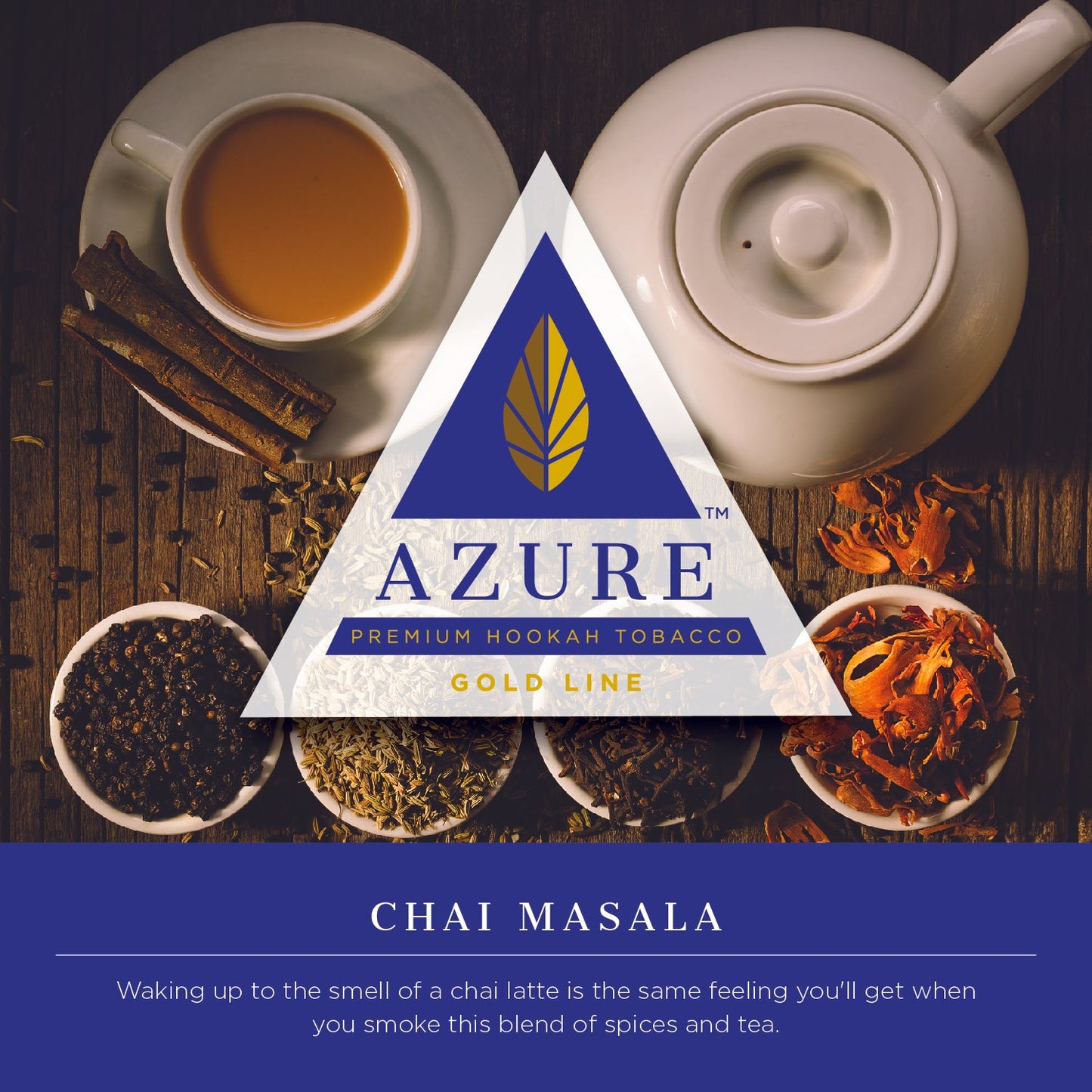 Azure Gold Line 100 gram - Hookah Junkie