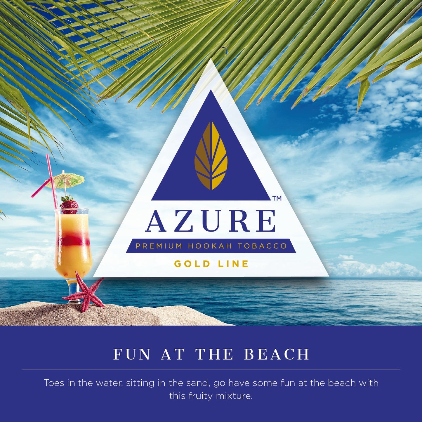 Azure Gold Line 100 gram - Hookah Junkie