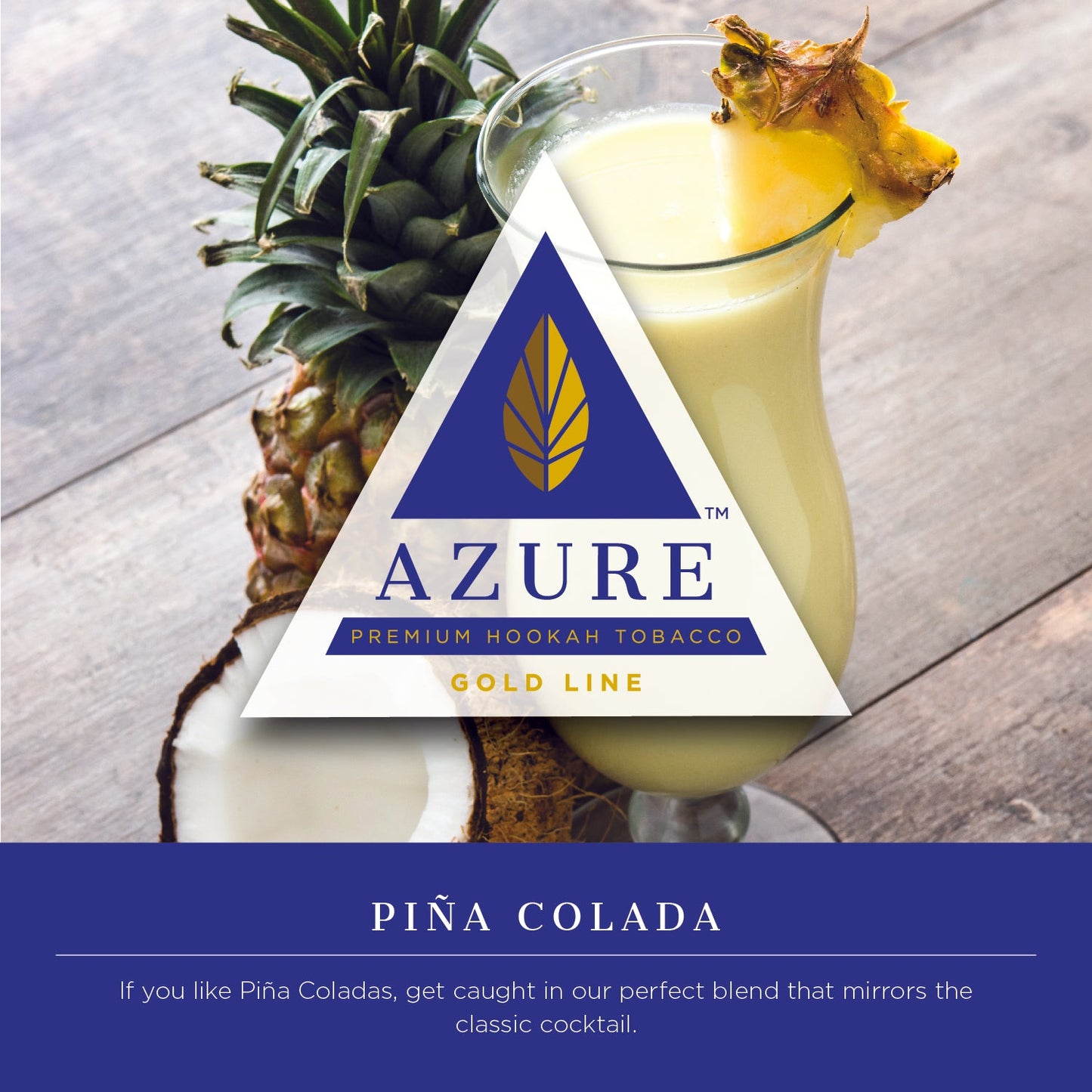 Azure Gold Line 100 gram - Hookah Junkie