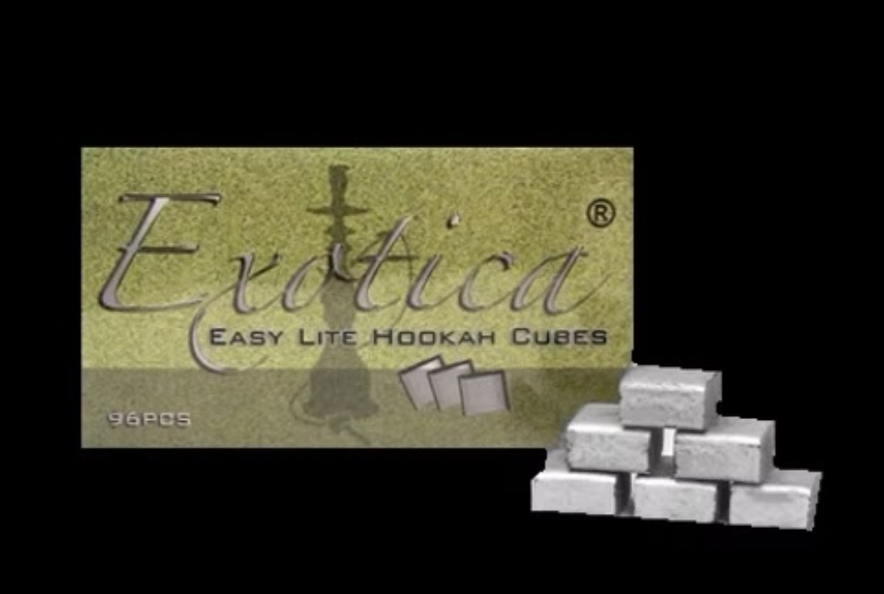 EXOTICA® SILVERS ALL NATURAL JAPANESE STYLE HOOKAH CHARCOAL
