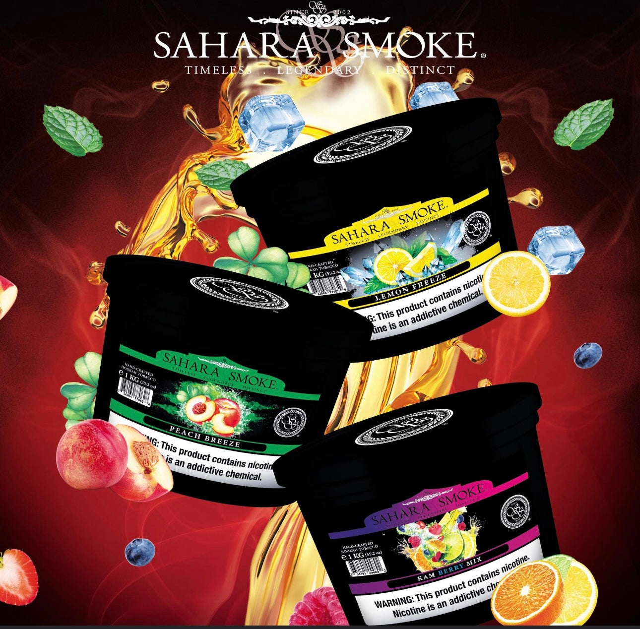 Sahara Smoke kilo 1000g - Hookah Junkie