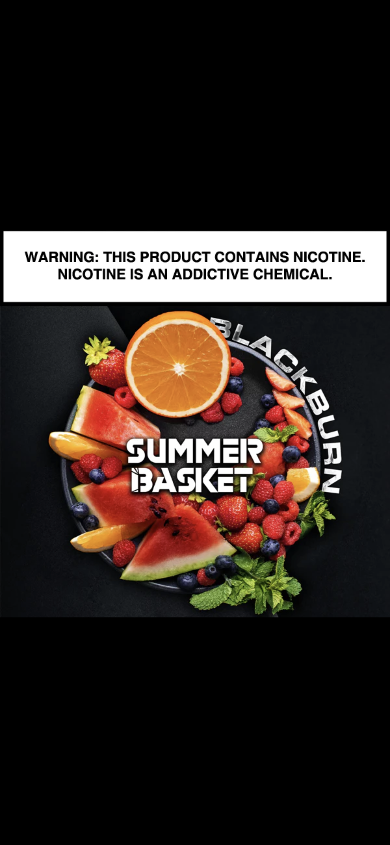 BlackBurn Hookah Tobacco