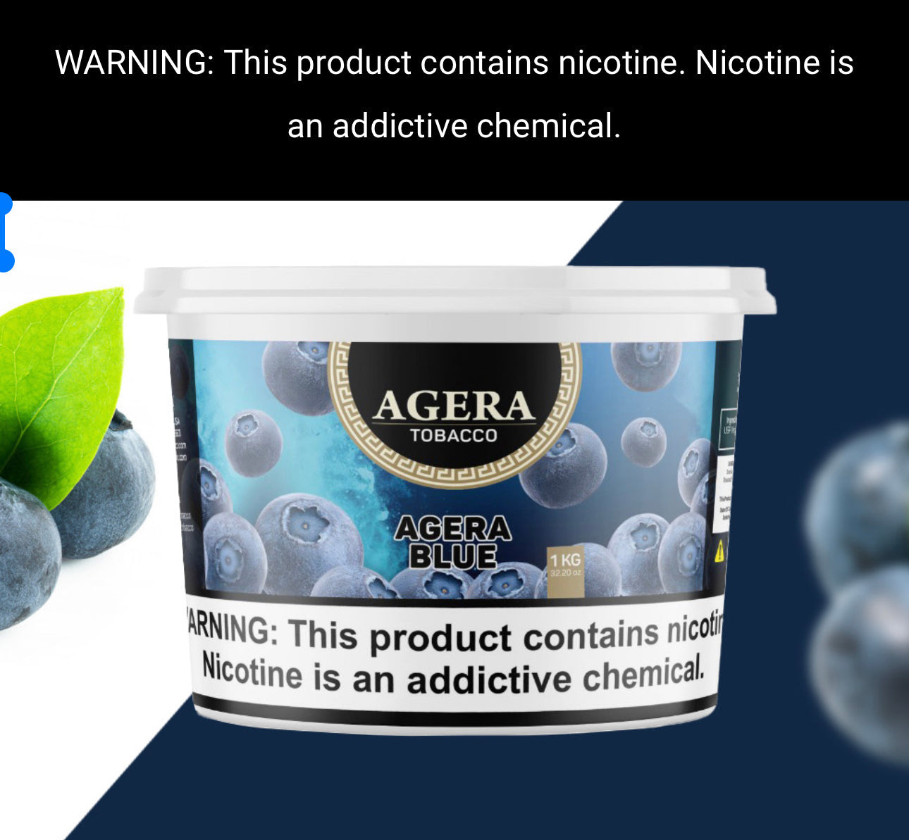 Agera Shisha Tobacco kilos