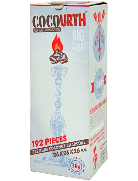 CocoUrth Big Cubes  192 pieces - Hookah Junkie