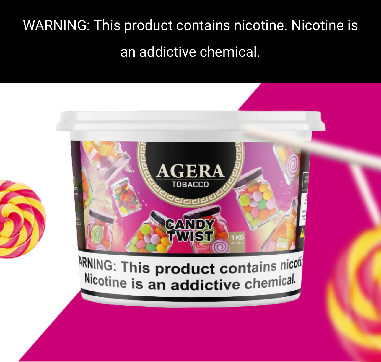 Agera Shisha Tobacco kilos