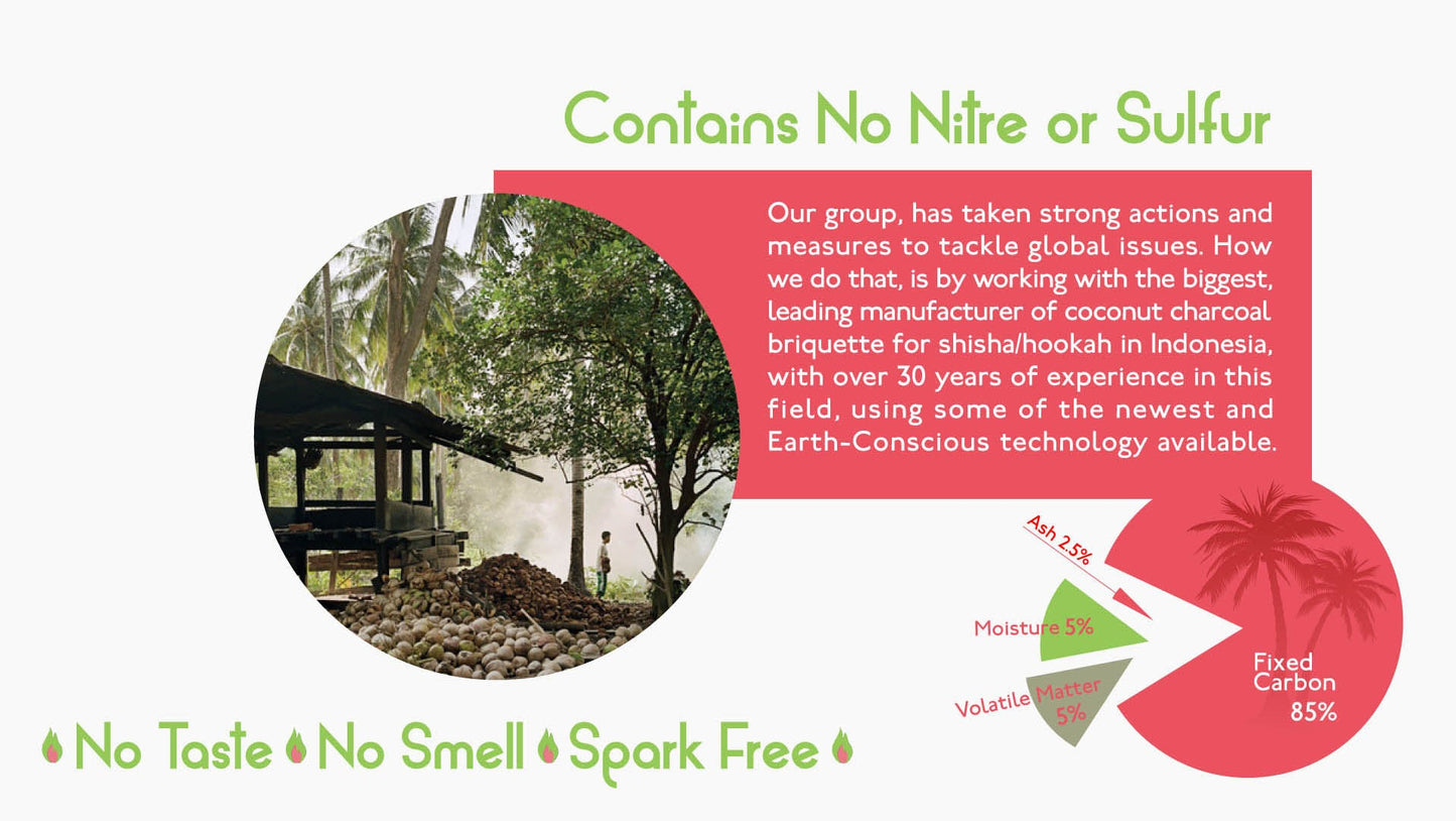 CocoUrth Hexagon - Hookah Junkie