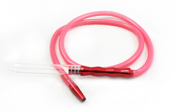 Glass Tip Silicon Washable Hookah Hose