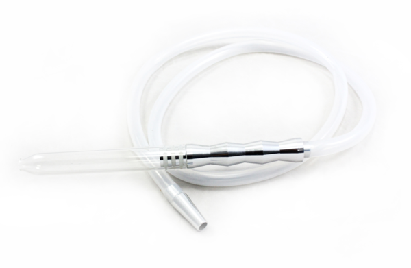 Glass Tip Silicon Washable Hookah Hose