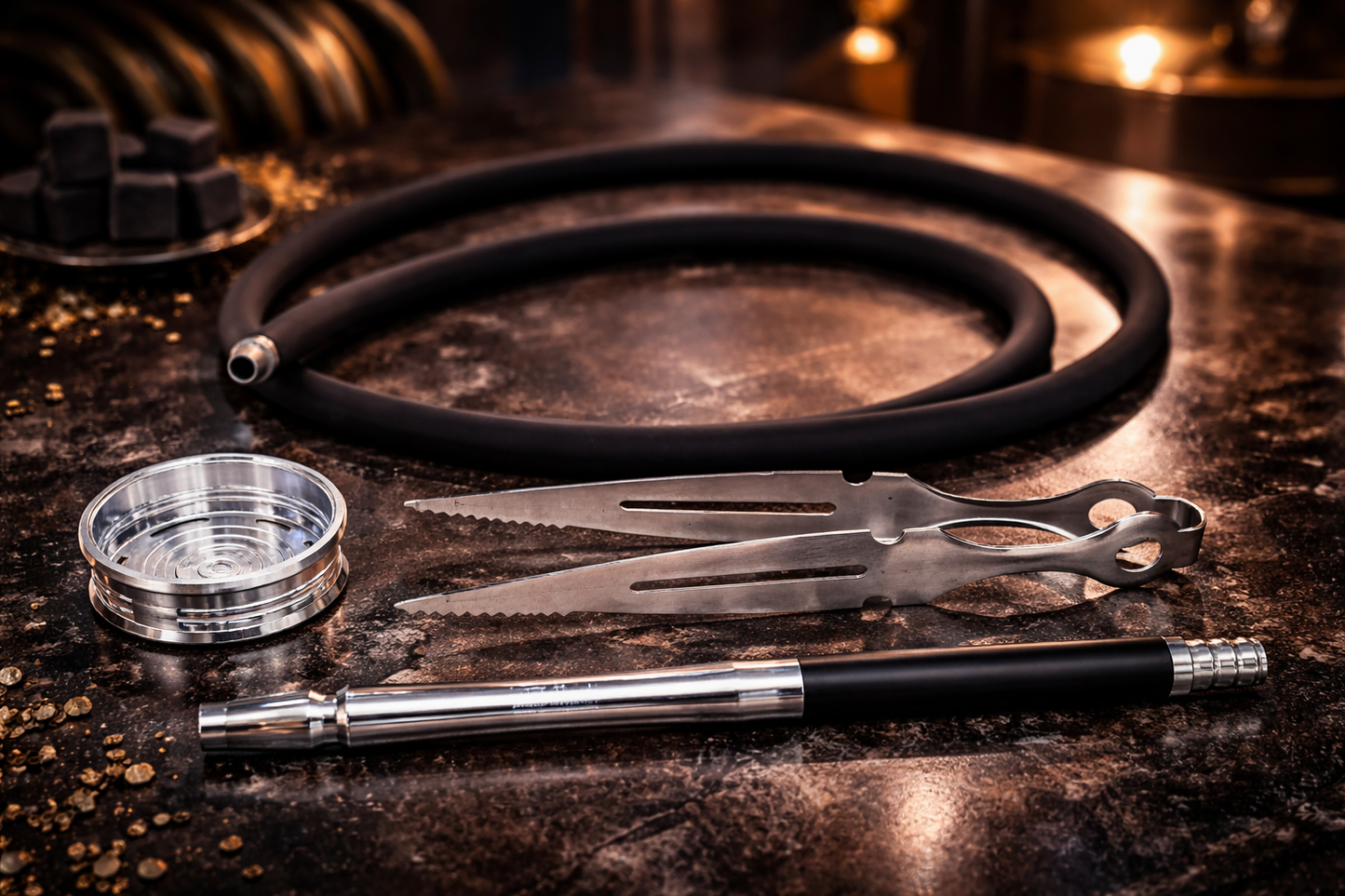 BLACK CRYSTAL LUNEX HOOKAH