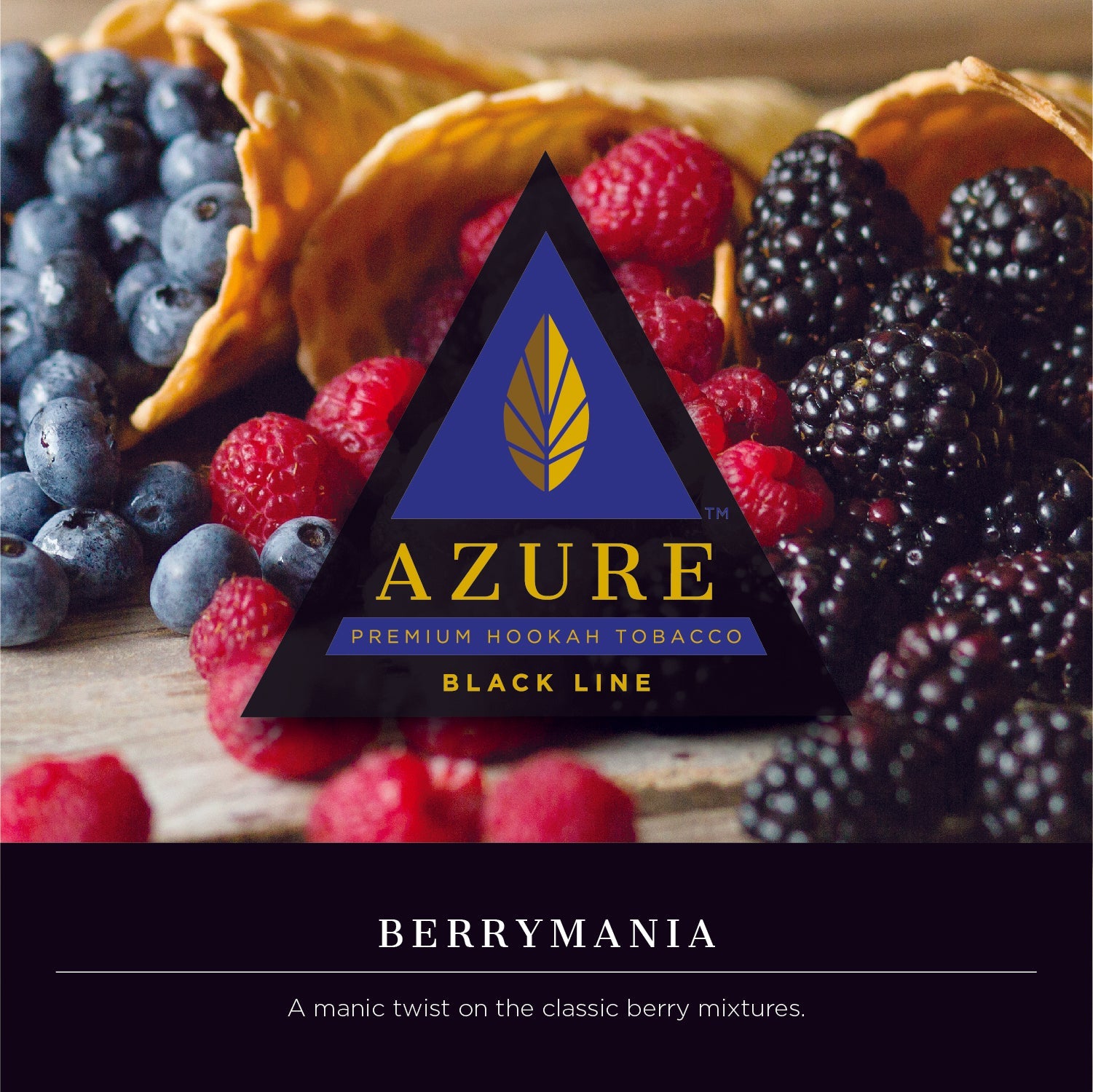 Azure Black Line 100 gram - Hookah Junkie