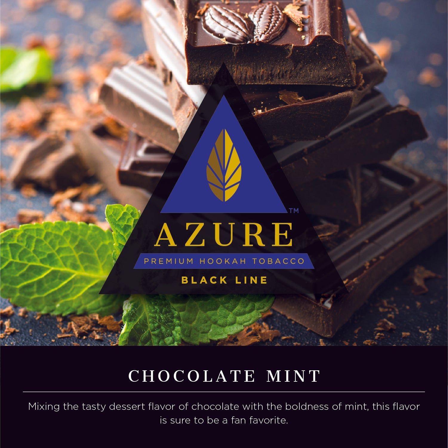Azure Black Line 100 gram - Hookah Junkie