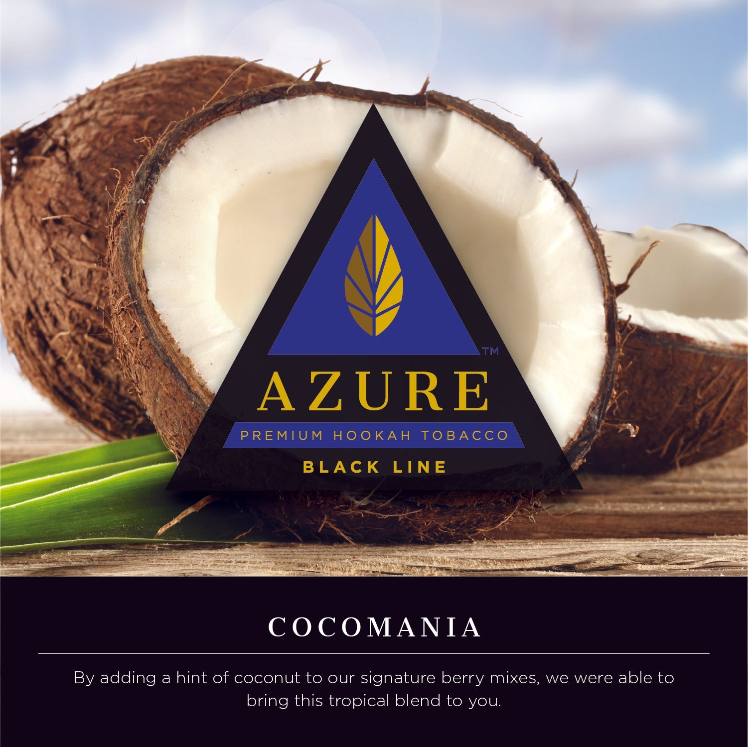 Azure Black Line 100 gram - Hookah Junkie