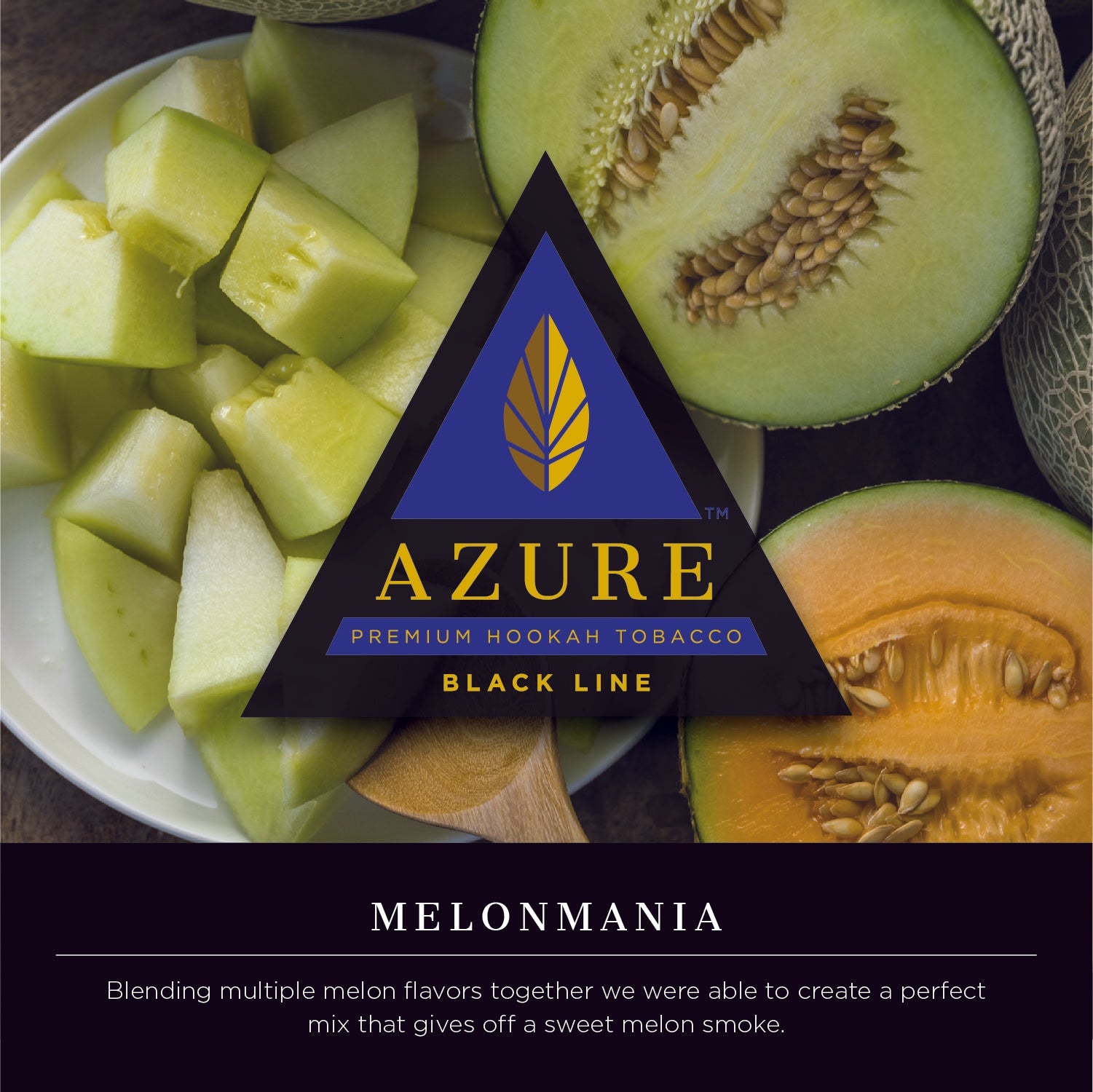 Azure Black Line 100 gram - Hookah Junkie