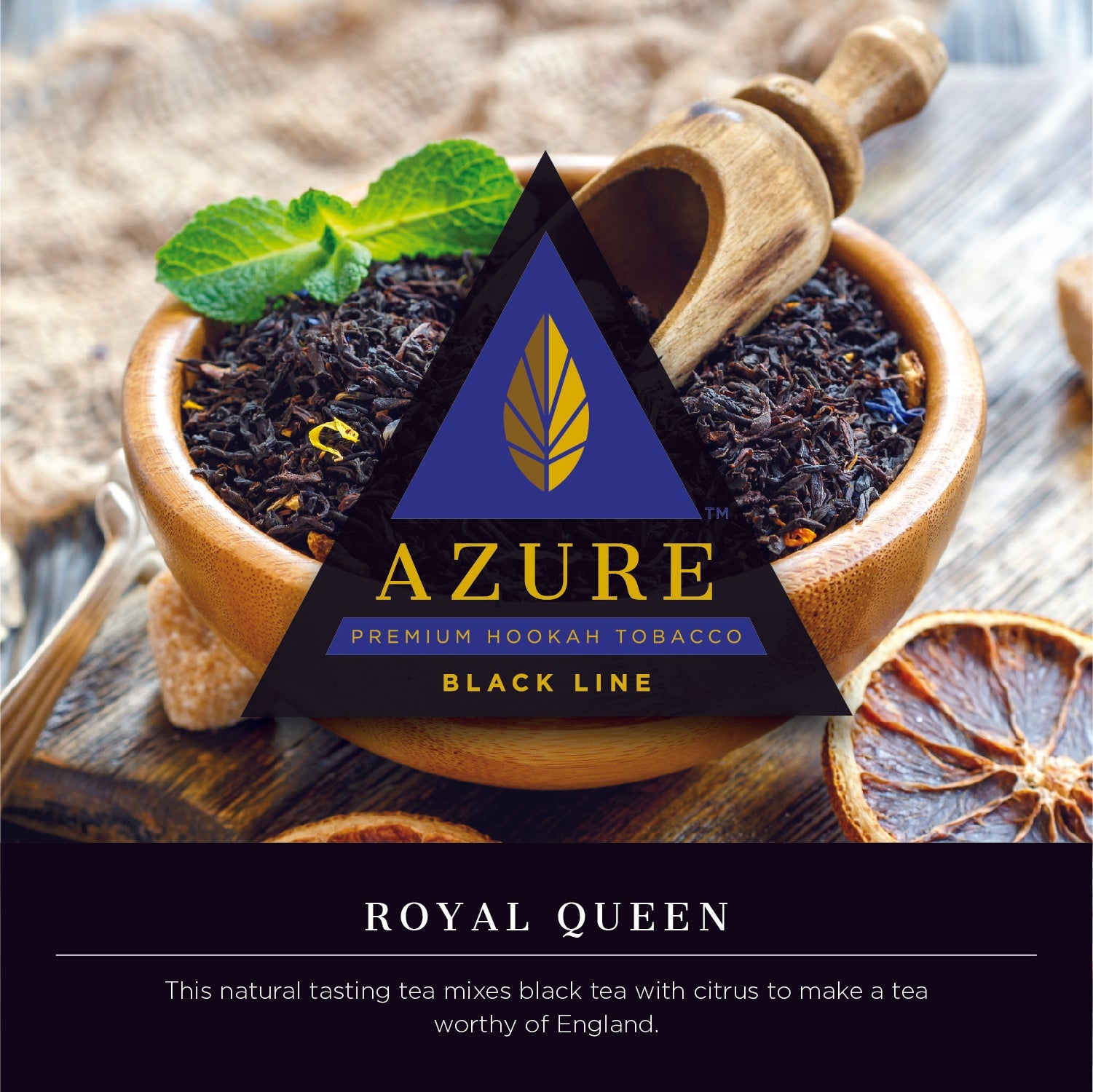 Azure Black Line 100 gram - Hookah Junkie