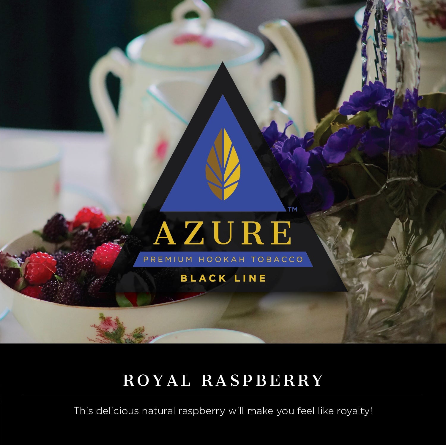 Azure Black Line 250 gram - Hookah Junkie