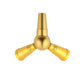 Multi Hookah Hose Adapter yellow gold