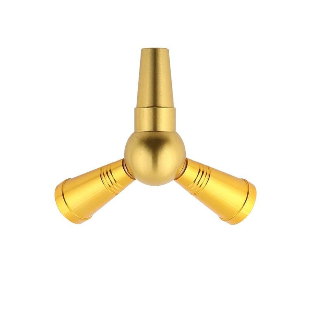 Multi Hookah Hose Adapter yellow gold