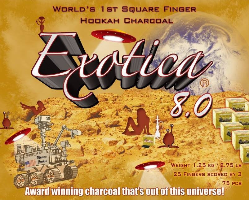 Exotica Hookah Finger Coal 8.0 - Hookah Junkie
