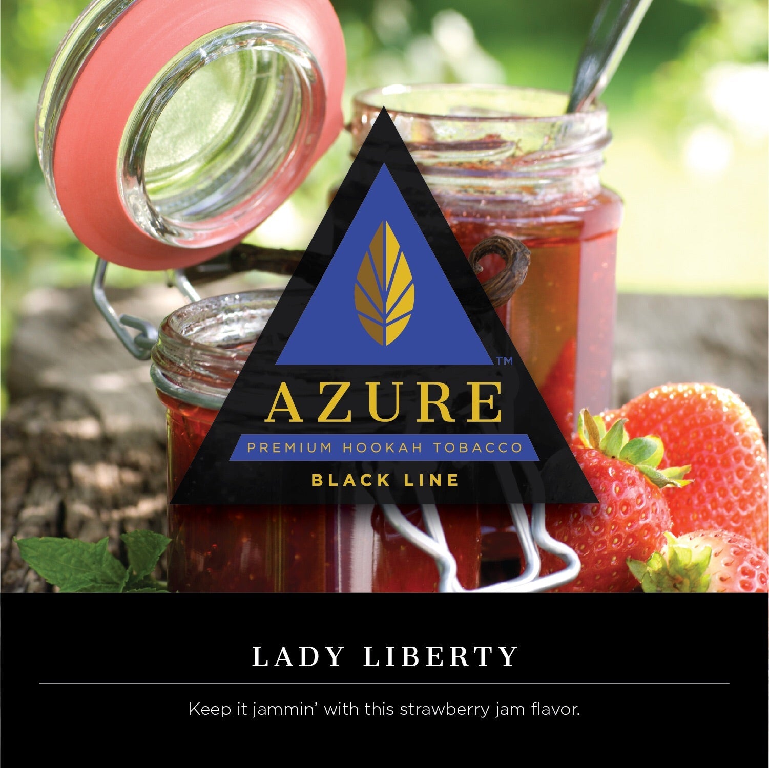 Azure Black Line 100 gram - Hookah Junkie