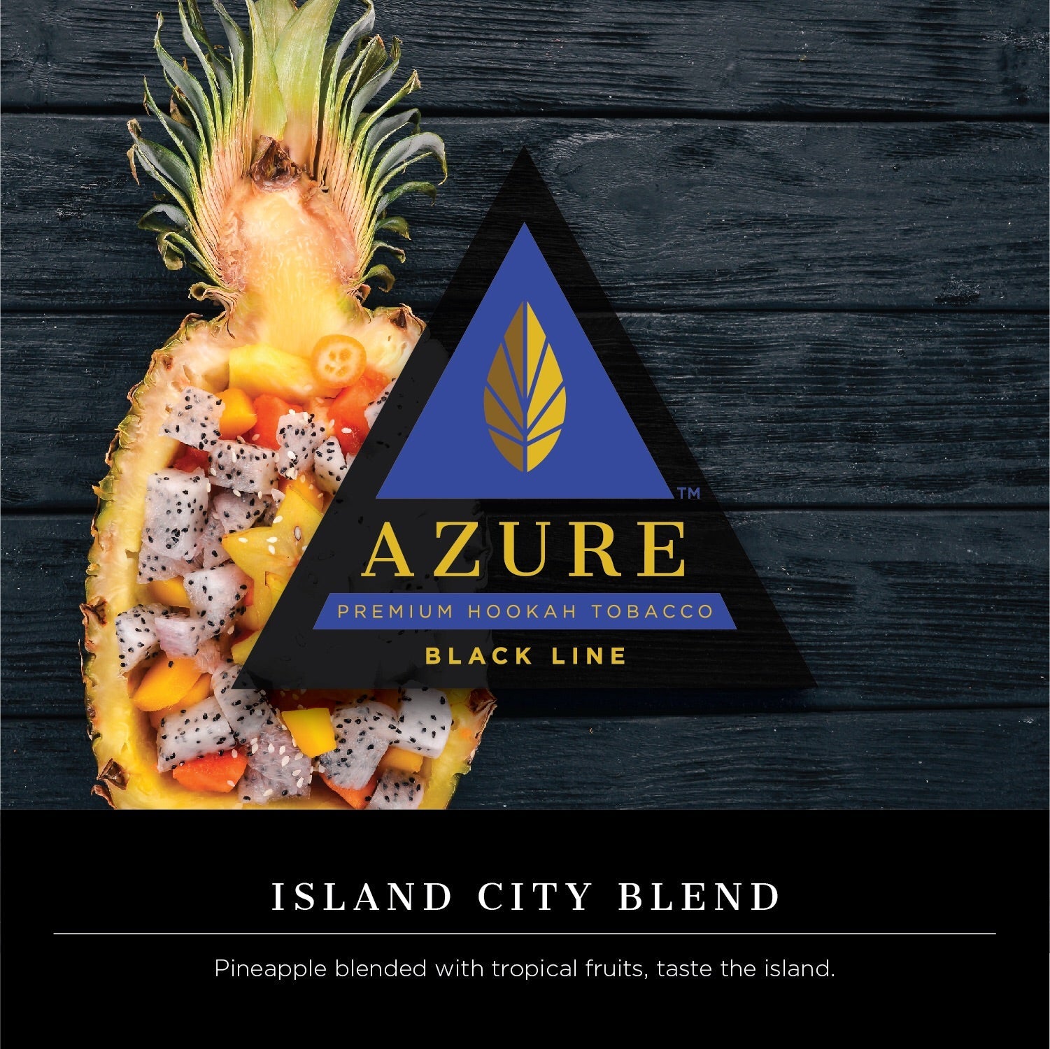 Azure Black Line 100 gram - Hookah Junkie