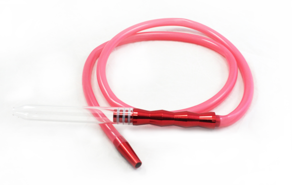 Glass Tip Silicon  Washable Hookah Hose