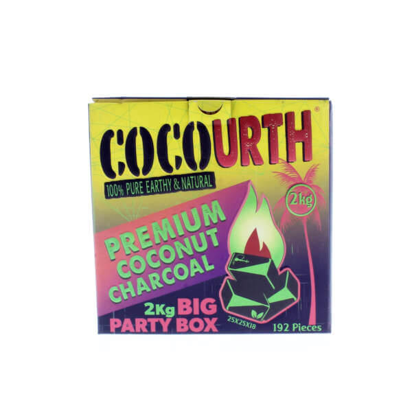 CocoUrth COCONUT Natural Hookah Charcoal