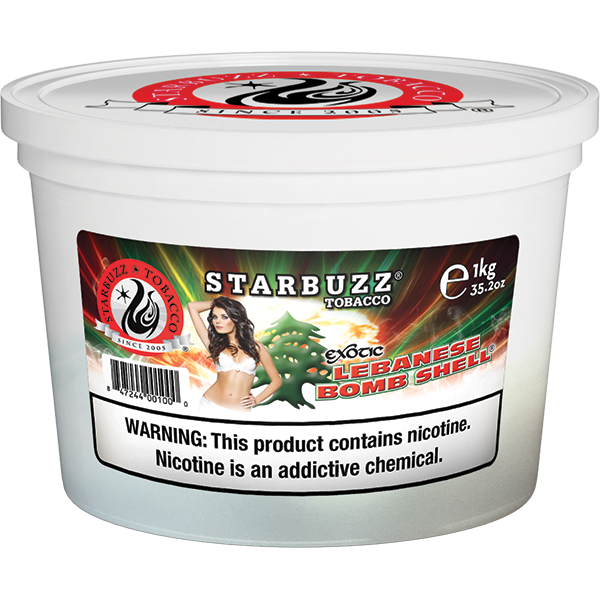 Starbuzz Exotic (6 X 1000g) Bulk Shisha Tobacco Case